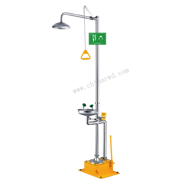 手動(dòng)排空式緊急沖淋洗眼器WJH0458A